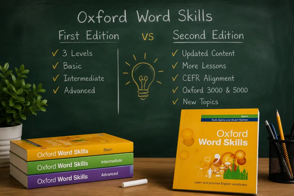 ویرایش اول و دوم Oxford Word Skills چه تفاوتی دارند؟
